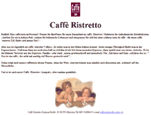 Tablet Screenshot of cafferistretto.de